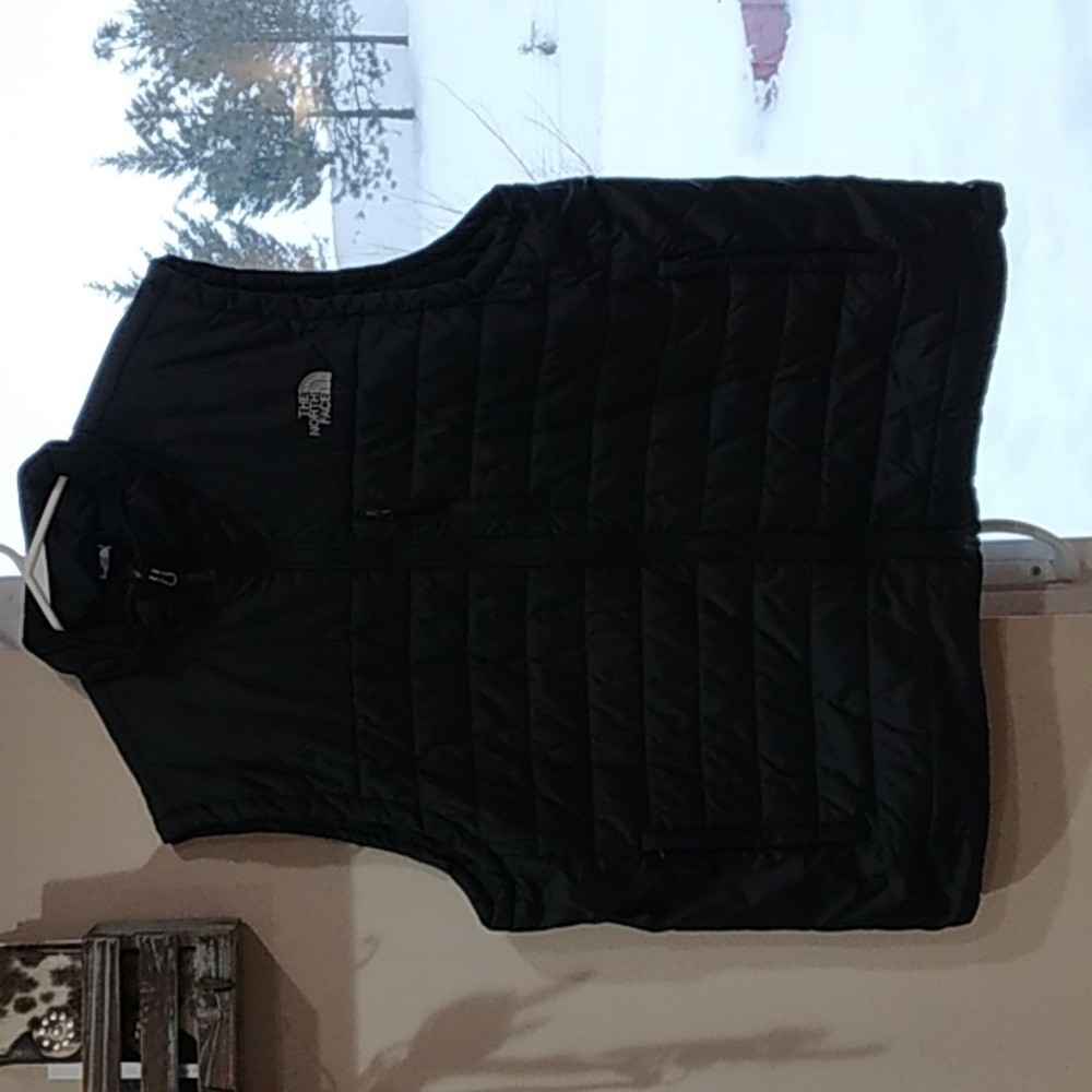 North Face black puffer vest XXL